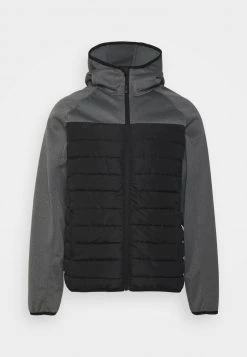 Nuevo 🎉 Brave Soul HOLMFIRTH - Chaqueta De Invierno - Black Lower/grey Upper, Hombre 👍