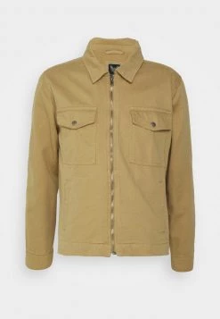 Presupuesto 🤩 Brave Soul Chaqueta Vaquera - Stone, Hombre 🎁