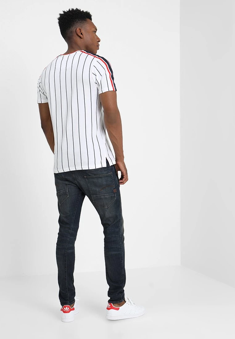 Mejor precio 🧨 Brave Soul TIGON - Camiseta Estampada - White, Hombre ❤️ - Imagen 3