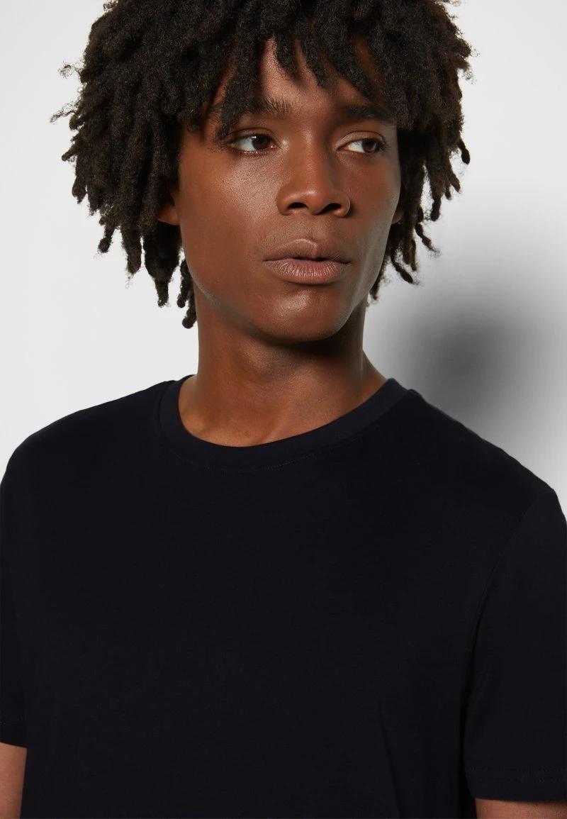 mejor venta 🔔 Brave Soul FOULKES - Camiseta Estampada - Rich Navy/ Light Grey Marl, Hombre 👍 - Imagen 9