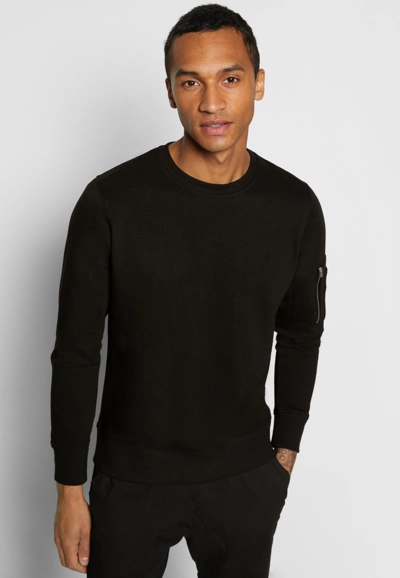 mejor venta 👍 Brave Soul Sudadera - Jet Black, Hombre ✔️ - Imagen 5