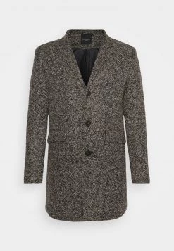 Para estrenar 😀 Brave Soul CHARLES - Abrigo Clásico - Grey, Hombre 🧨