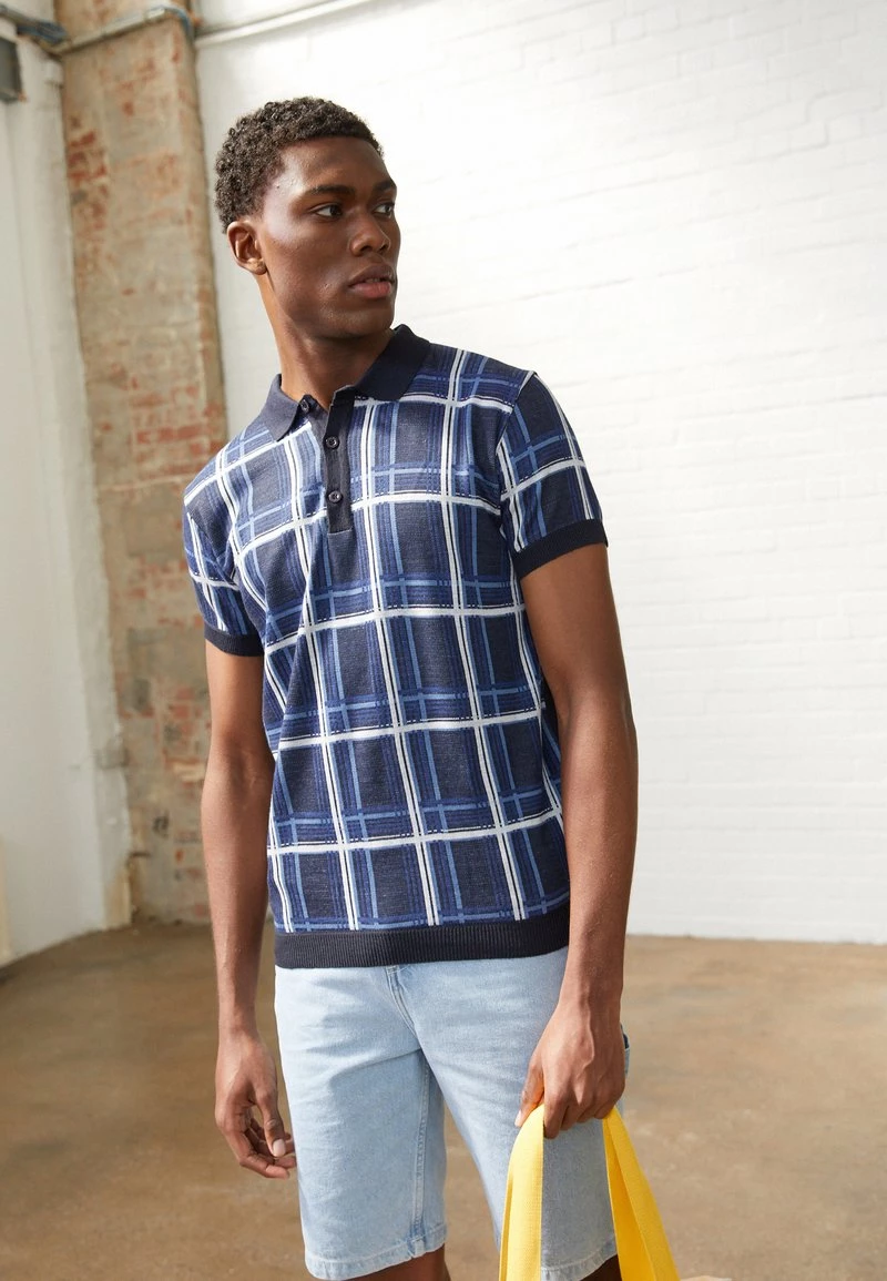 Cupón 👏 Brave Soul JAXON - Polo - Navy/ecru/blue Combo, Hombre 🌟