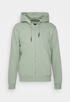 Mejor precio 🔥 Brave Soul Sudadera Con Cremallera - Mint Green, Hombre 😉