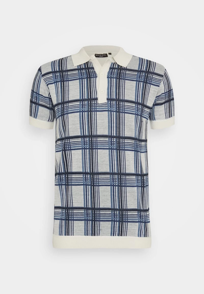 Toma de corriente 👍 Brave Soul JAXON - Polo - Ecru/navy, Hombre 🧨 - Imagen 6