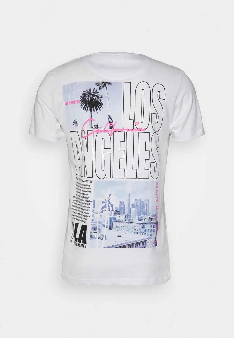 mejor venta ✨ Brave Soul Camiseta Estampada - White, Hombre ❤️ - Imagen 2