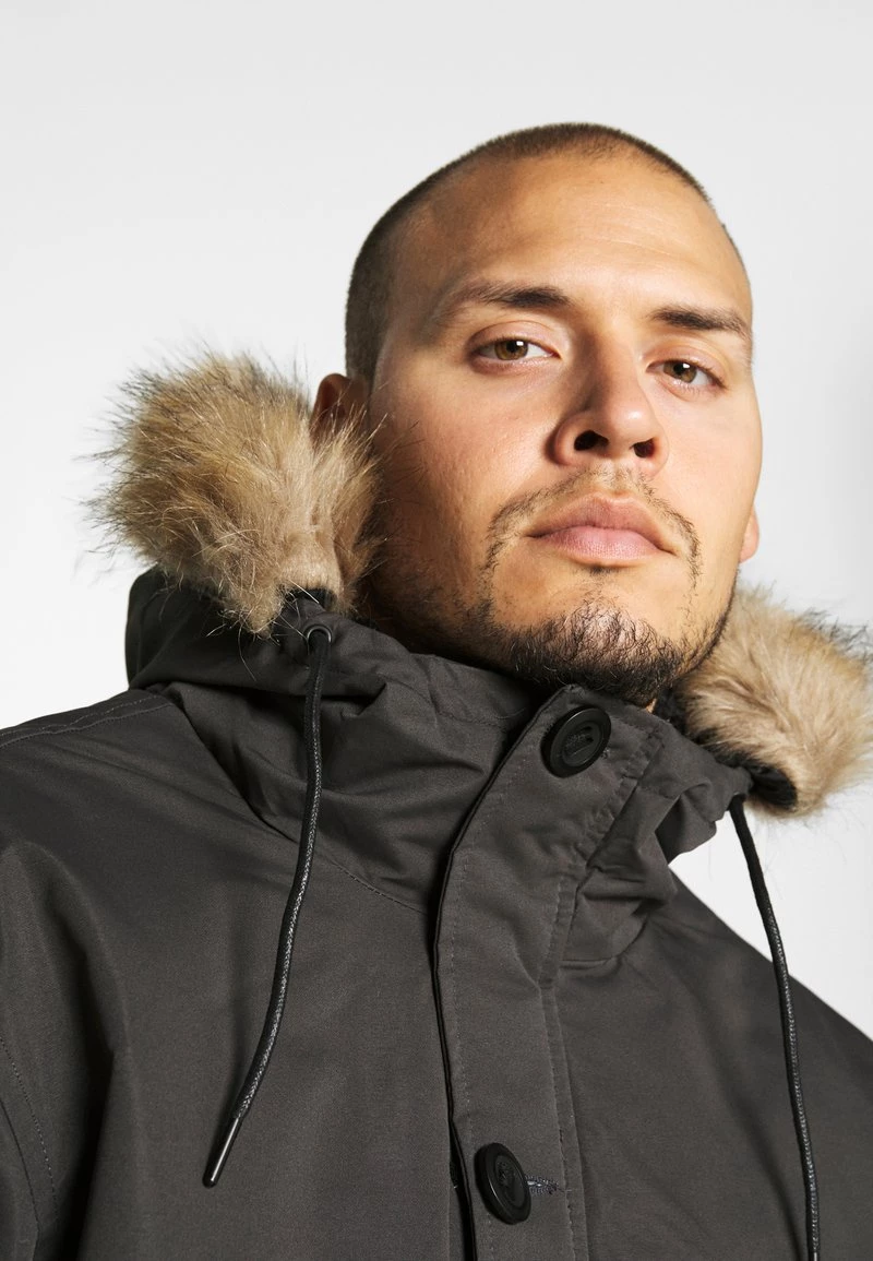 Descuento 😀 Brave Soul Abrigo De Invierno - Steel Grey, Hombre 🌟 - Imagen 5