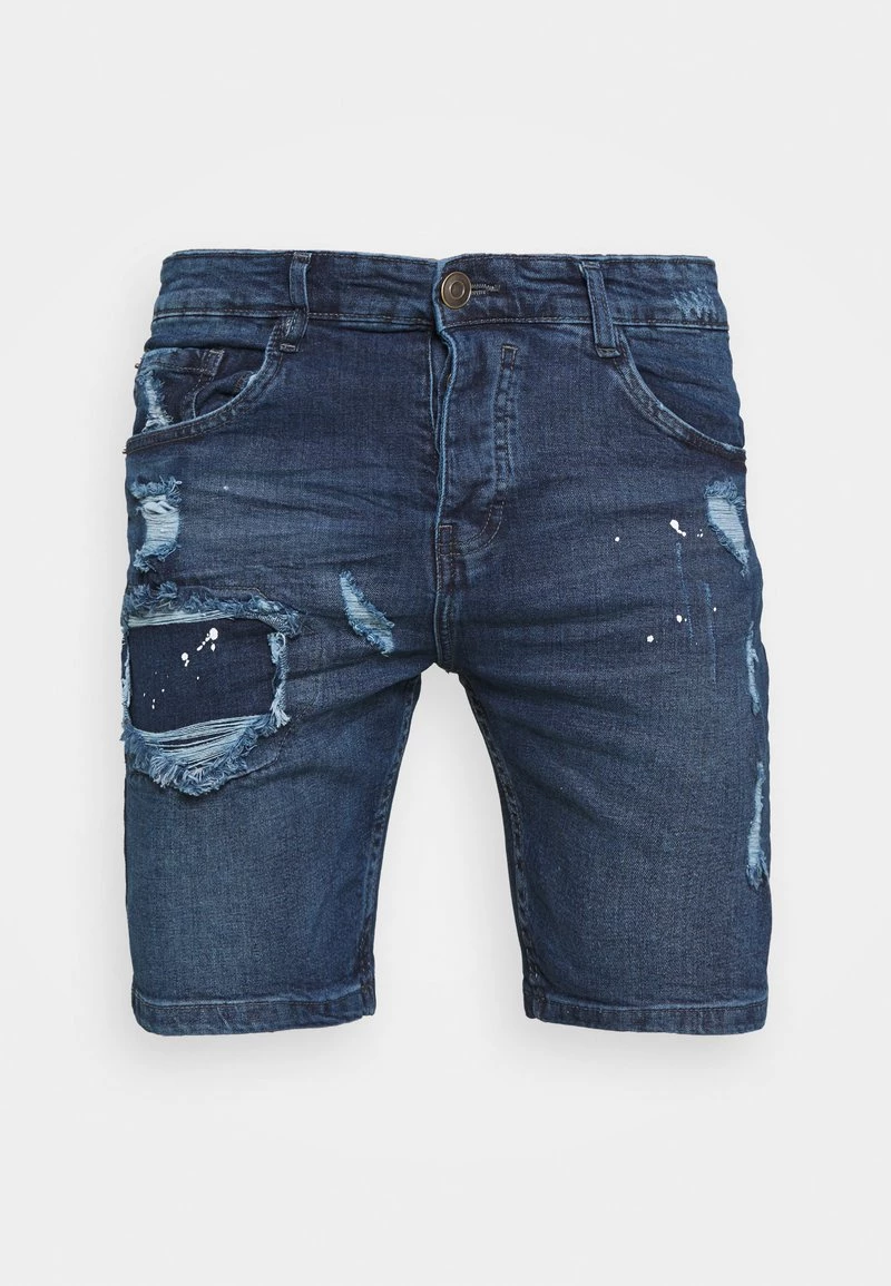 Comprar ✔️ Brave Soul MUNICH - Shorts Vaqueros - Dark Blue Wash, Hombre 🔥 - Imagen 6