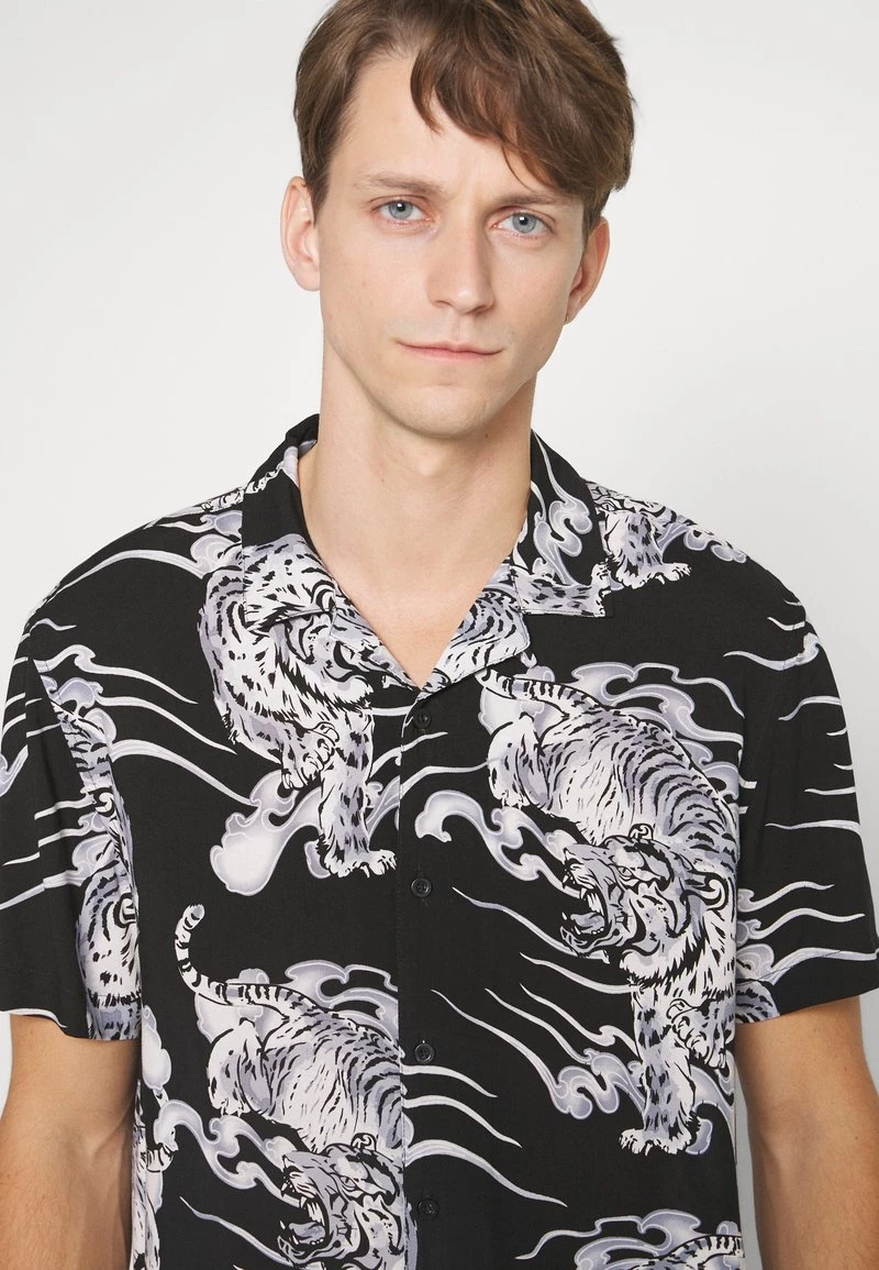 ofertas 💯 Brave Soul Camisa - Jet Black, Hombre ❤️ - Imagen 7