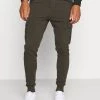 Presupuesto 👏 Brave Soul Pantalones Deportivos - Khaki, Hombre ✔️