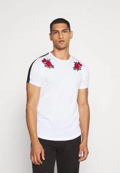 Presupuesto 👏 Brave Soul LANTANA - Camiseta Estampada - Optic White, Hombre 🛒