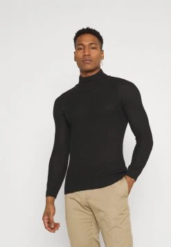 Presupuesto 😀 Brave Soul GREENFORDA - Jersey De Punto - Black, Hombre 👍