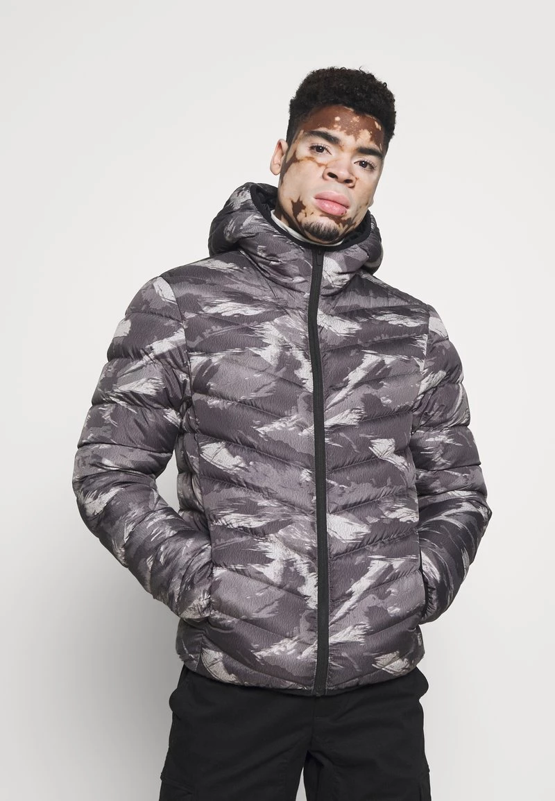 Cupón ⭐ Brave Soul GRANTBLAST - Chaqueta De Invierno - Grey/white, Hombre 😍