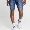 Para estrenar ⭐ Brave Soul WILLSTAPE - Shorts Vaqueros - Light Blue Wash, Hombre ⌛