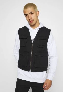 Toma de corriente 🔔 Brave Soul UTILITY - Chaleco - Black, Hombre 💯