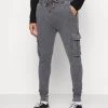Barato 🧨 Brave Soul ACID - Pantalones Deportivos - Grey Acid Wash, Hombre 💯