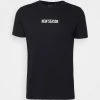 Promoción 🎉 Brave Soul Camiseta Básica - Black/ecru, Hombre 🎁