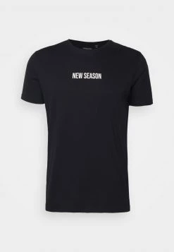 Promoción 🎉 Brave Soul Camiseta Básica - Black/ecru, Hombre 🎁