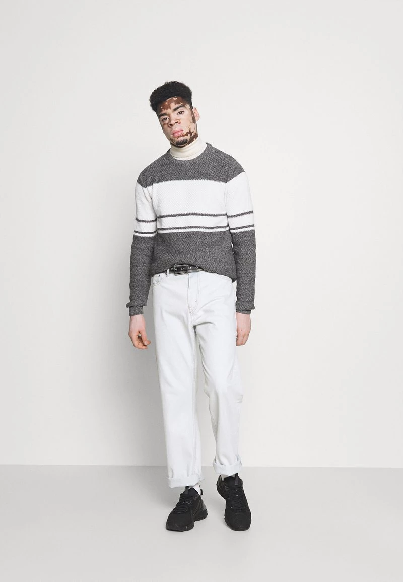 Mejor precio 🎉 Brave Soul AIDEN - Jersey De Punto - Navy/ecru, Hombre 🎁 - Imagen 2