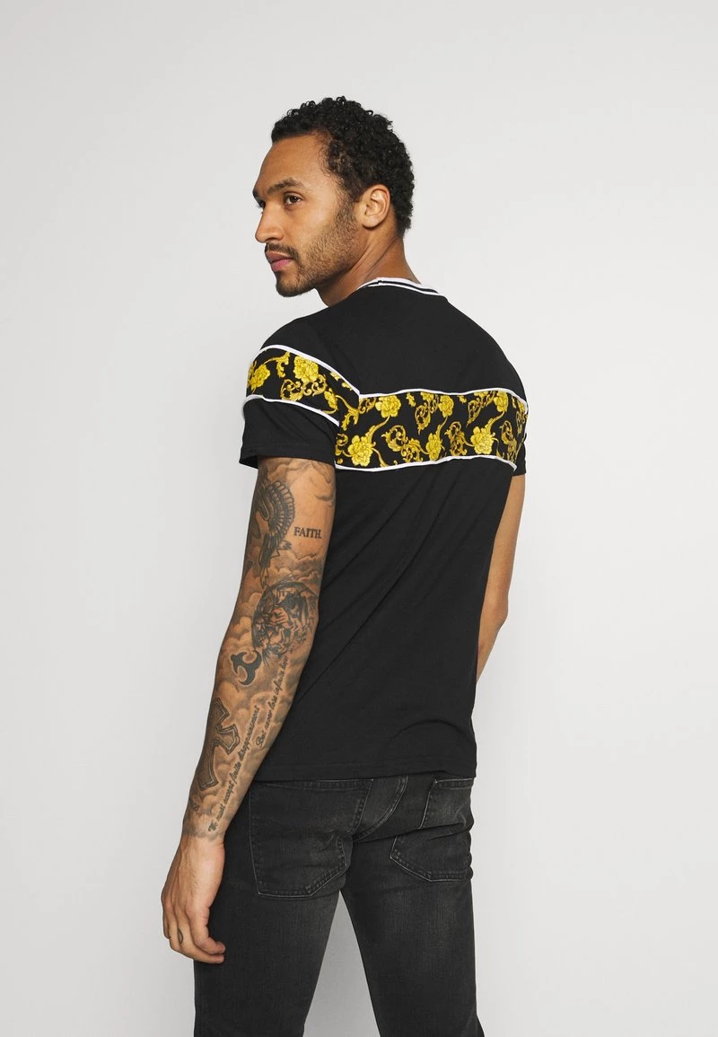 Gran venta ✨ Brave Soul Camiseta Estampada - Black/multi, Hombre ❤️ - Imagen 3