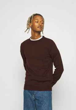 ofertas ⭐ Brave Soul PARSE - Jersey De Punto - Oxblood, Hombre 🌟