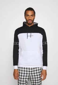 Venta express ❤️ Brave Soul FULHAM - Jersey Con Capucha - Jet Black / Optic White, Hombre ⌛