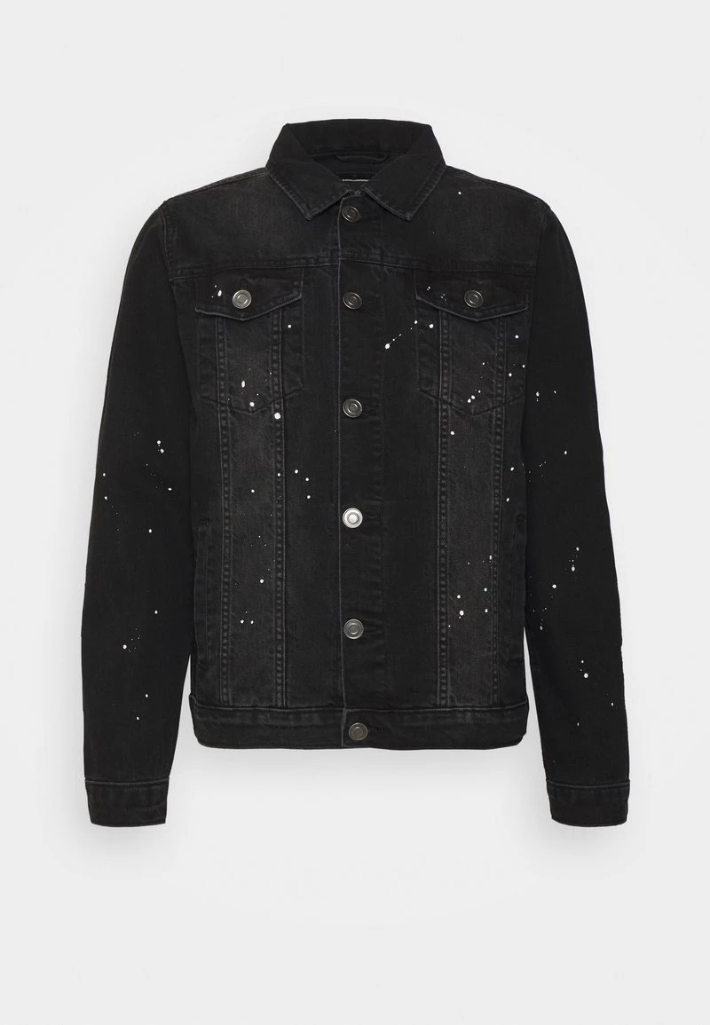 Toma de corriente 🎁 Brave Soul HENRIK - Chaqueta Vaquera - Charcoal Wash, Hombre ⌛