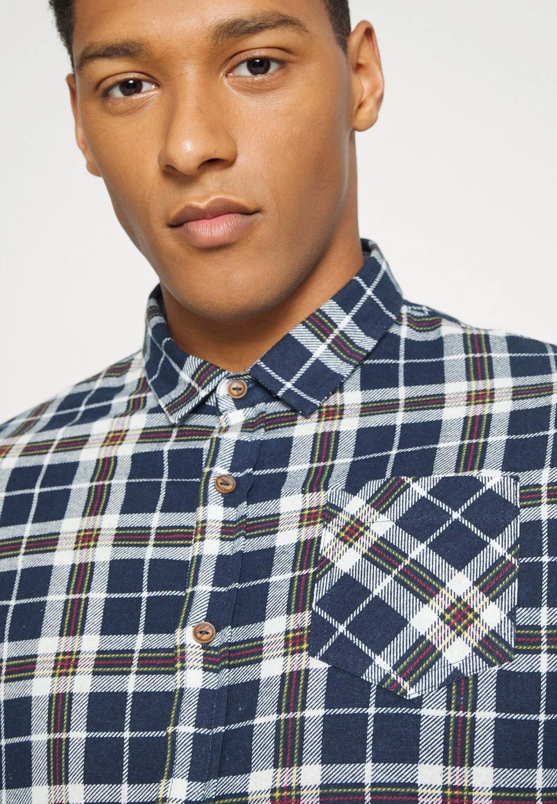 Cupón 🛒 Brave Soul REVEREND - Camisa - Navy, Hombre ❤️ - Imagen 6