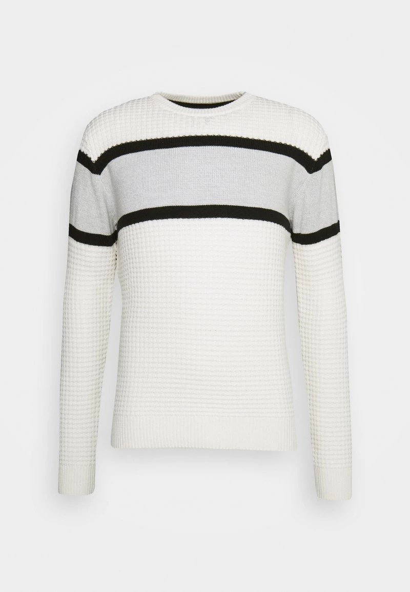 Las mejores reseñas de 🎉 Brave Soul SPENCE - Jersey De Punto - Optic White/jet Black/grey, Hombre 🛒 - Imagen 6