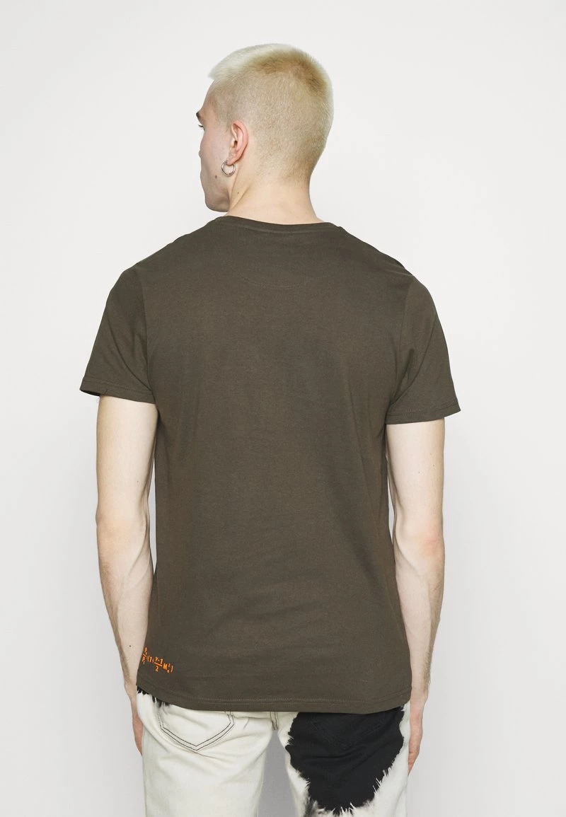 Mejor trato 🌟 Brave Soul ANTARES - Camiseta Estampada - Khaki, Hombre ⭐ - Imagen 3