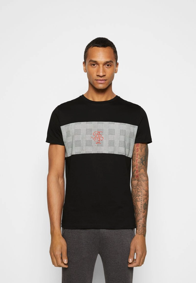 Presupuesto 🌟 Brave Soul JABARI - Camiseta Estampada - Black/white/red, Hombre 🔔 - Imagen 3