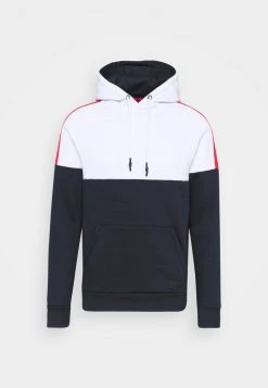 Cupón ⭐ Brave Soul SIGMUND - Sudadera - Optic White/dark Navy/red, Hombre 🛒