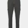 Lo mas barato ❤️ Brave Soul FINECARGCHAR - Pantalones Cargo - Charcoal, Hombre 🧨