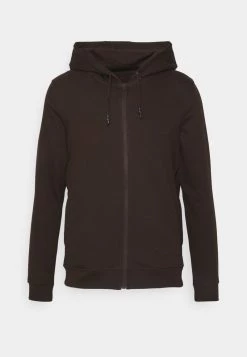 Descuento 🧨 Brave Soul Sudadera Con Cremallera - Bitter Chocolate, Hombre 🛒