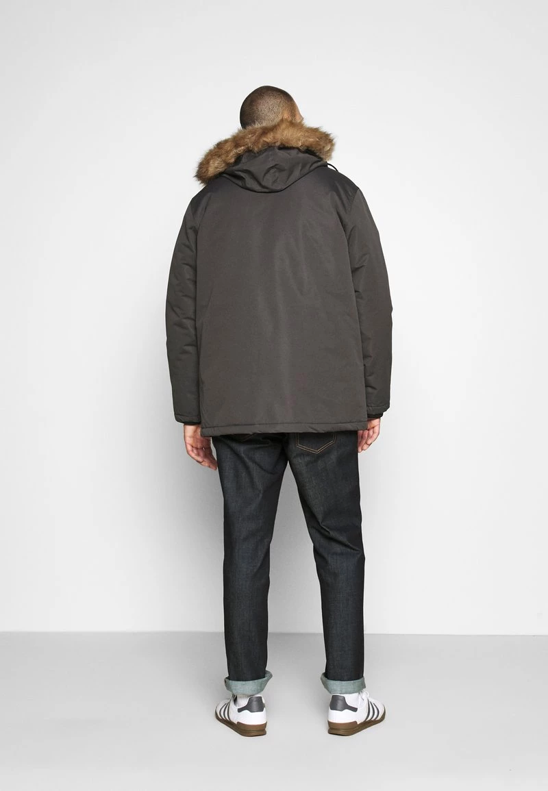 Descuento 😀 Brave Soul Abrigo De Invierno - Steel Grey, Hombre 🌟 - Imagen 3